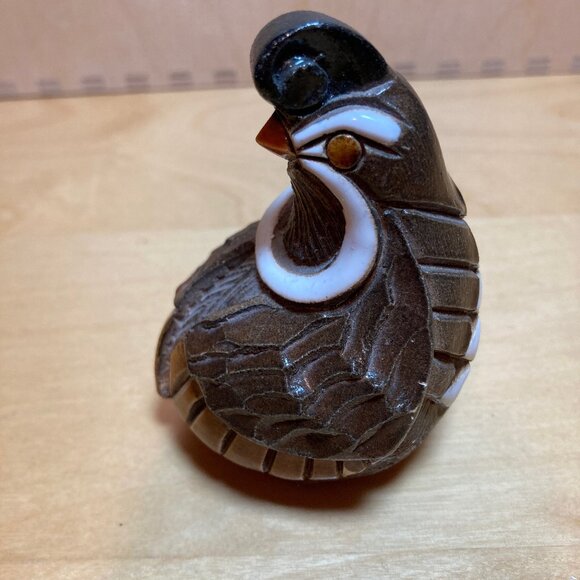 Artesania Rinconada Quail Pottery Figurine - Picture 4 of 8